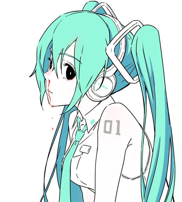 流鼻血动漫女头像，留鼻血二次元